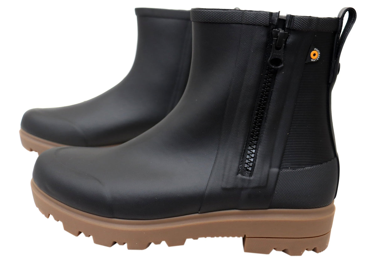 Womens Comfortable Holly Rain Zip Womens Casual Waterproof Boots