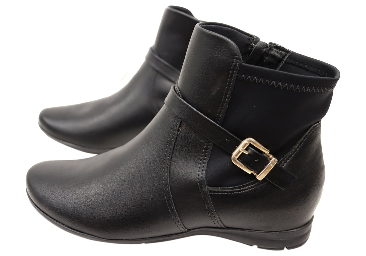 Helena Womens Brazilian Comfortable Ankle Boots