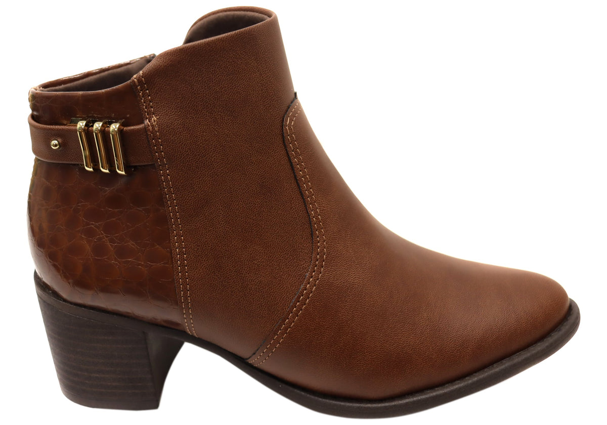 Vixen Womens Brazilian Comfortable Ankle Boots