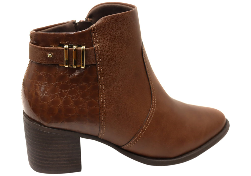 Vixen Womens Brazilian Comfortable Ankle Boots