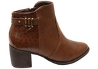 Vixen Womens Brazilian Comfortable Ankle Boots