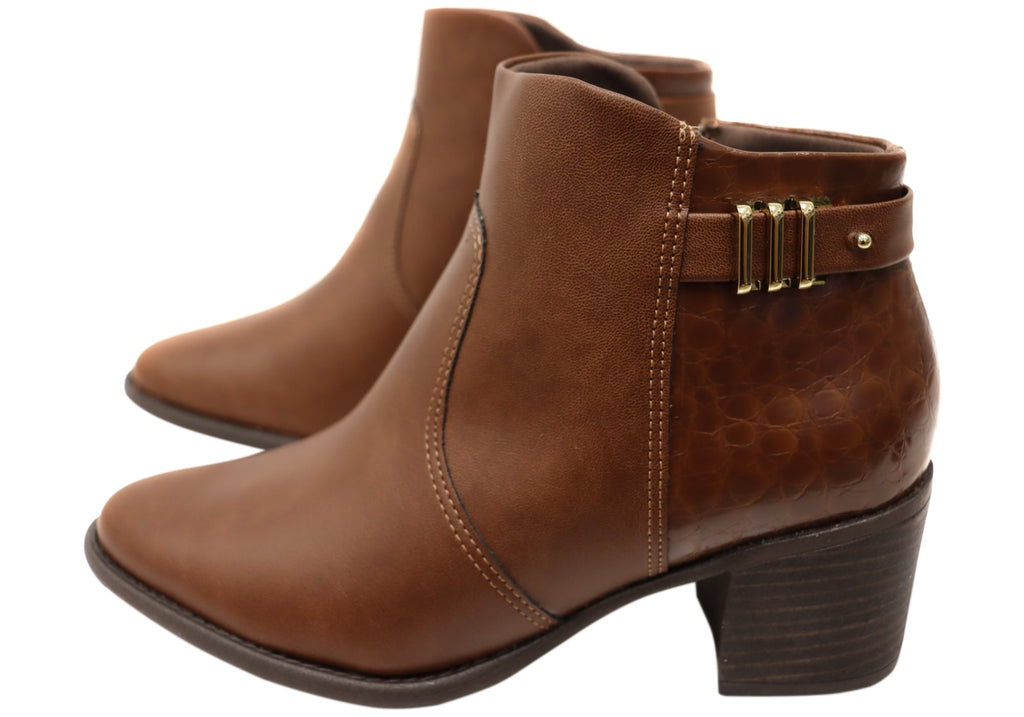 Vixen Womens Brazilian Comfortable Ankle Boots