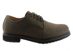Telfast Mens Comfortable Leather Lace Up Shoes