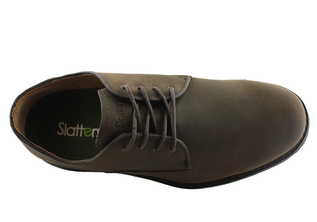 Telfast Mens Comfortable Leather Lace Up Shoes