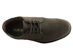 Telfast Mens Comfortable Leather Lace Up Shoes