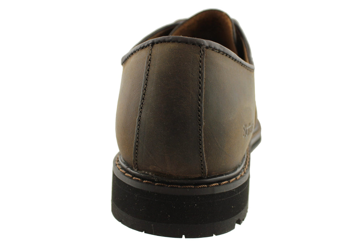 Telfast Mens Comfortable Leather Lace Up Shoes