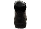 Glee Padded Top Womens Supportive Leather Ankle Boots