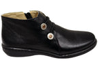 Willow Womens Comfortable Brazilian Leather Ankle Boots
