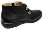 Willow Womens Comfortable Brazilian Leather Ankle Boots