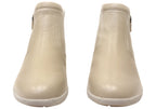 Glee Padded Top Womens Supportive Leather Ankle Boots
