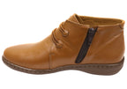 Willow Womens Comfortable Brazilian Leather Ankle Boots