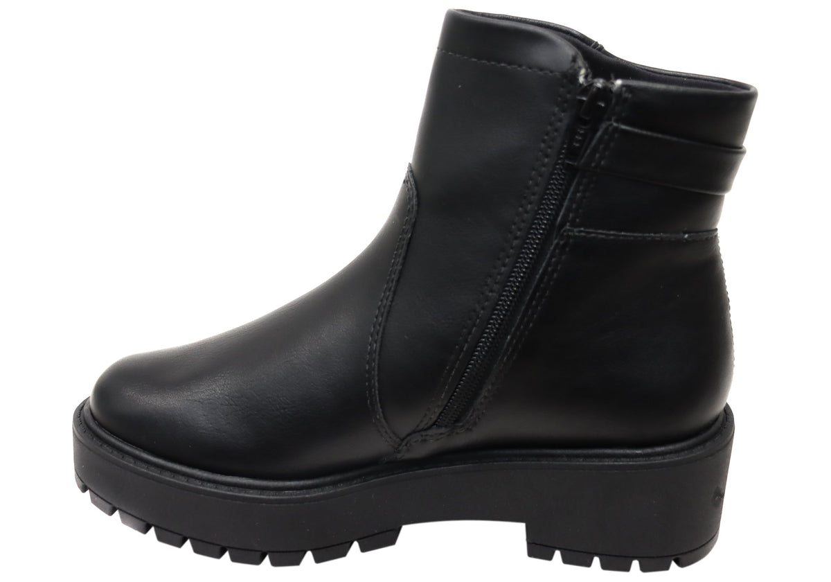 Brooke Womens Brazilian Comfortable Ankle Boots