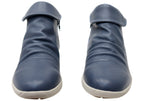 Glee Womens Comfortable Supportive Leather Ankle Boots