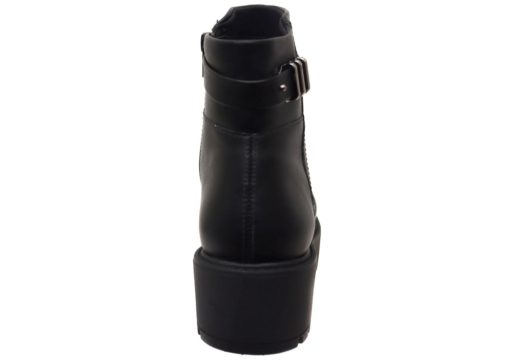 Brooke Womens Brazilian Comfortable Ankle Boots