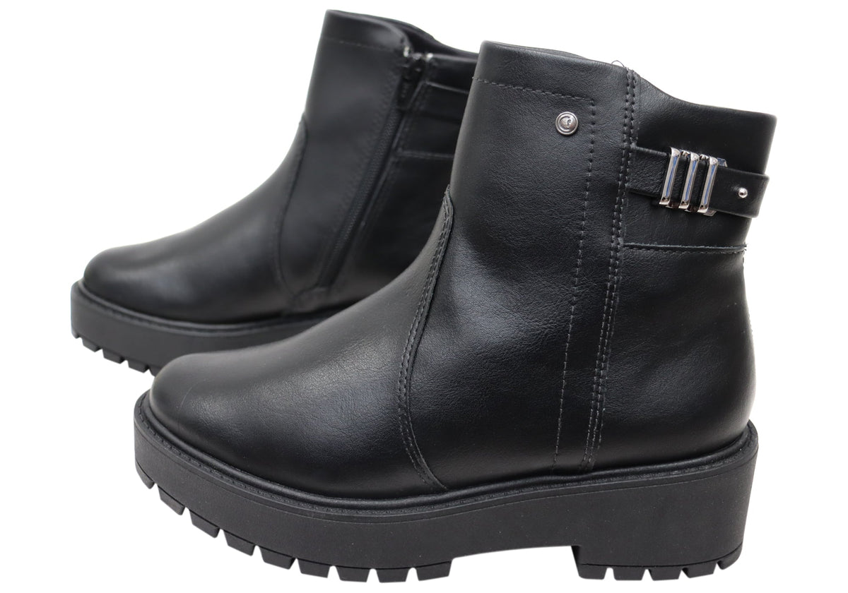 Brooke Womens Brazilian Comfortable Ankle Boots