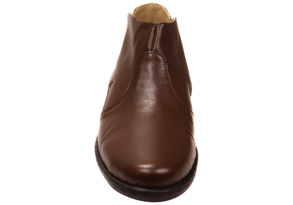 Tilly Womens Comfortable Brazilian Leather Ankle Boots