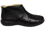 Tilly Womens Comfortable Brazilian Leather Ankle Boots