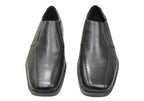 Hugh Mens Comfortable Leather Slip On Dress Shoes