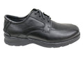 Lithgow Mens Leather Extra Wide Fit Comfortable Lace Up Shoes
