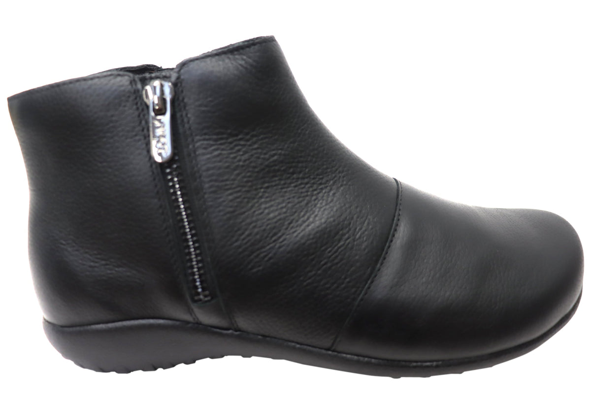 Wanaka Womens Leather Comfortable Ankle Boots