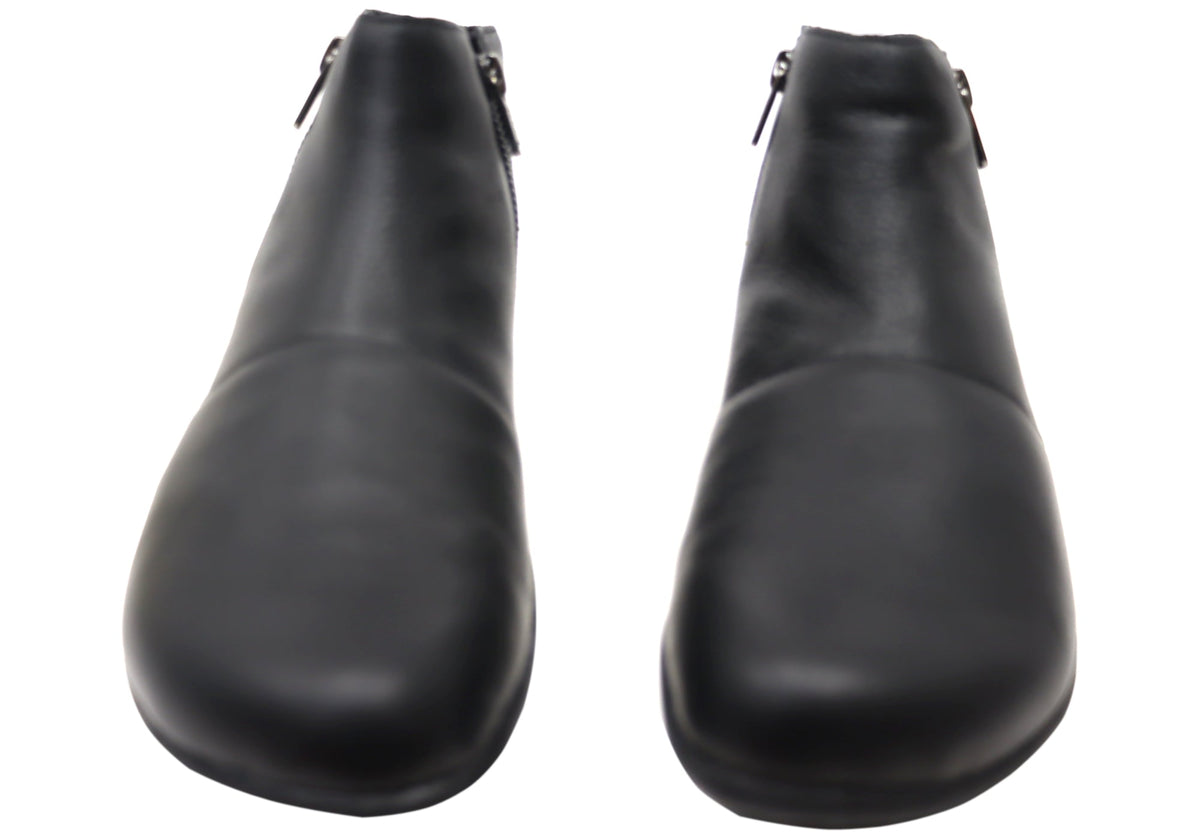 Wanaka Womens Leather Comfortable Ankle Boots