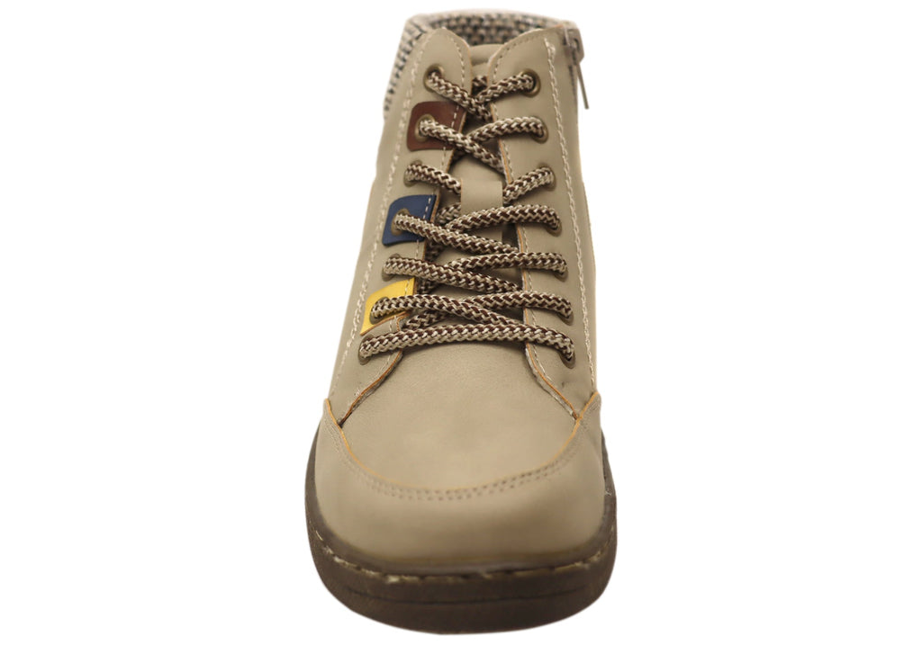 Aegen Womens Comfortable Ankle Boots