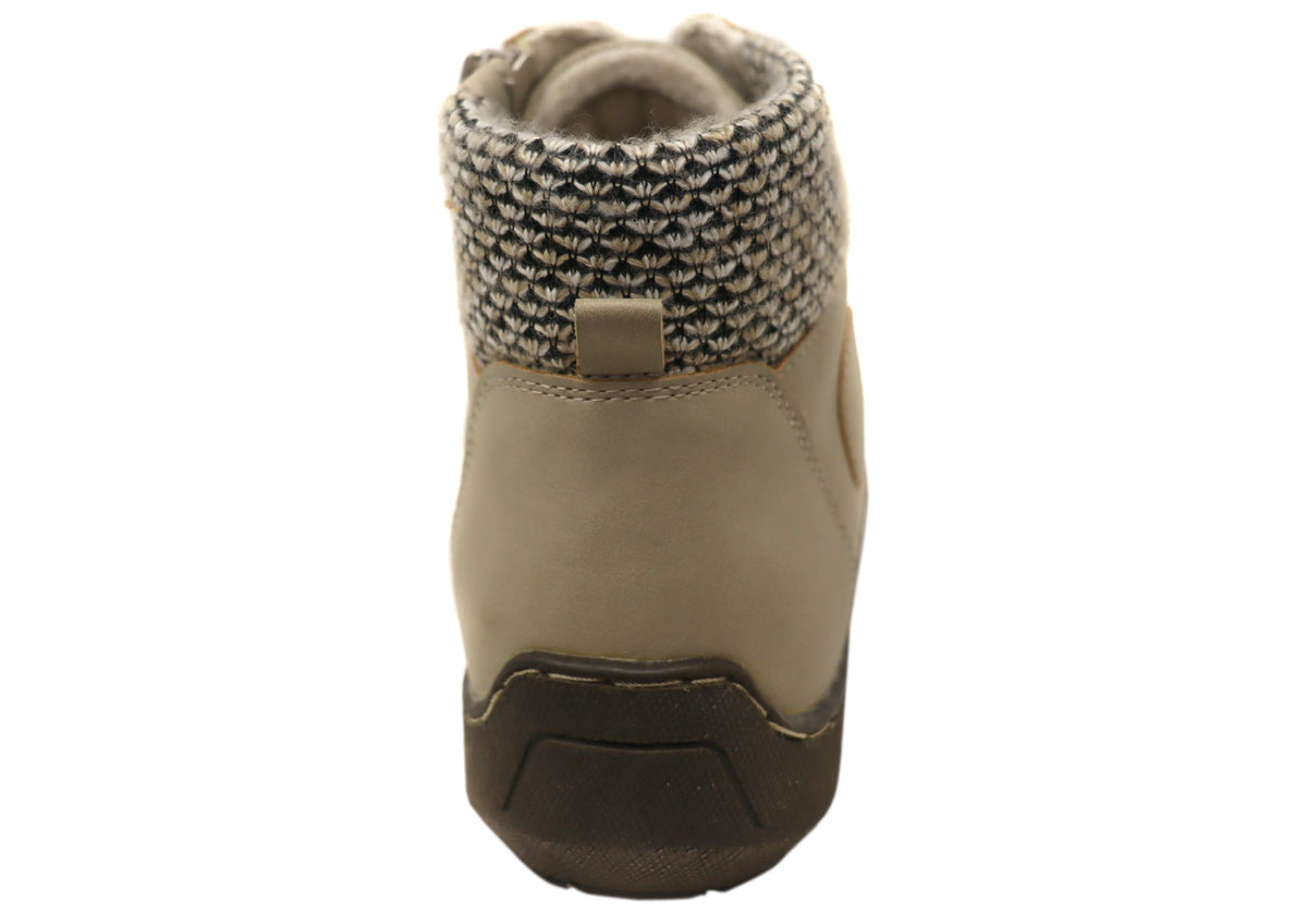 Aegen Womens Comfortable Ankle Boots