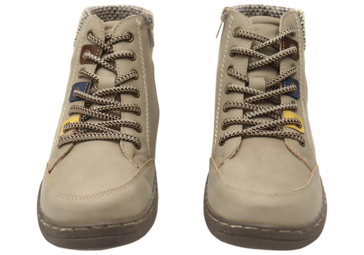 Aegen Womens Comfortable Ankle Boots