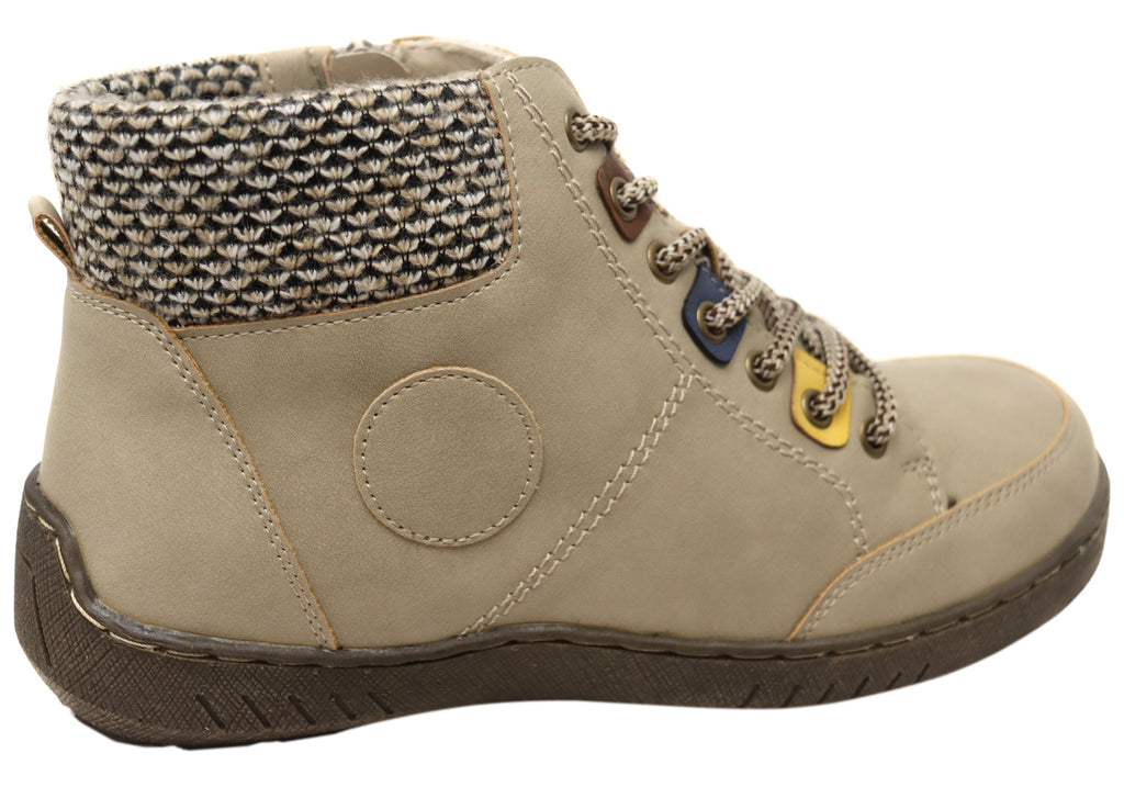 Aegen Womens Comfortable Ankle Boots