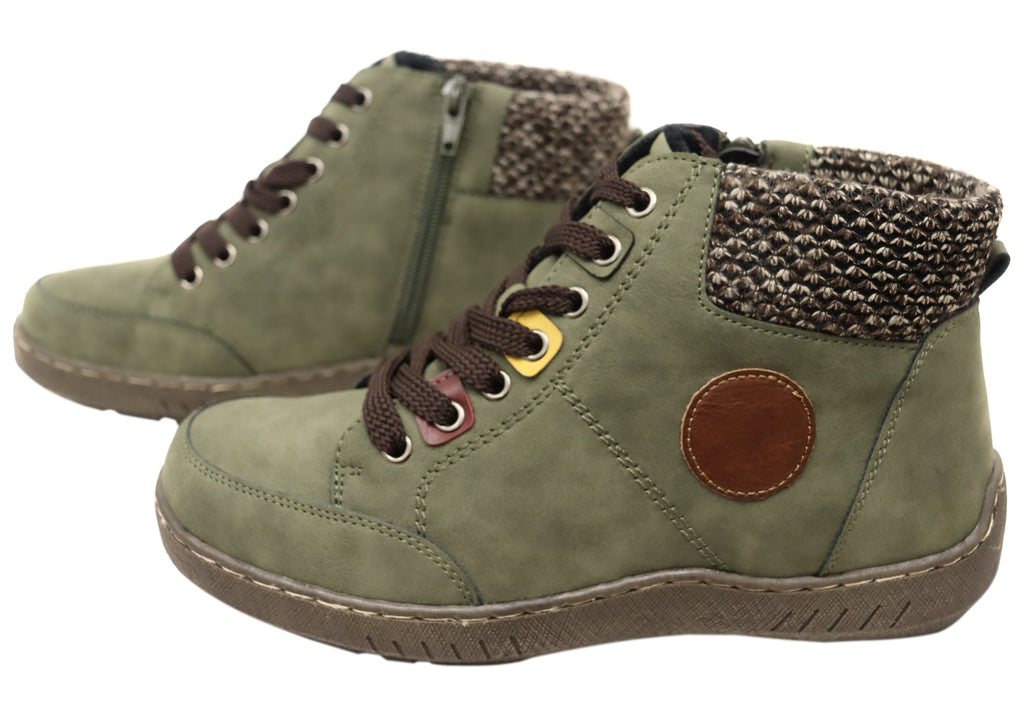 Aegen Womens Comfortable Ankle Boots