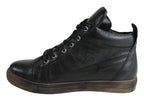 EG1570 Womens Flat Leather European Ankle Boots