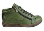 EG1570 Womens Flat Leather European Ankle Boots