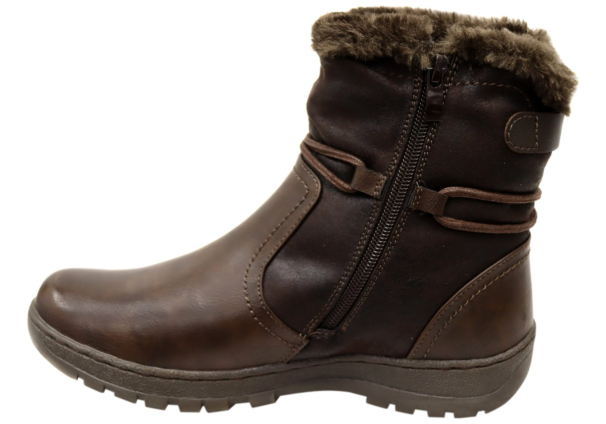 Gemma Womens Comfortable Ankle Boots
