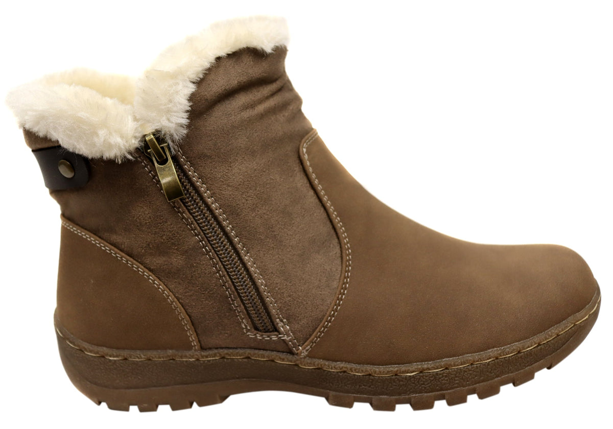 Ginger Womens Comfortable Ankle Boots