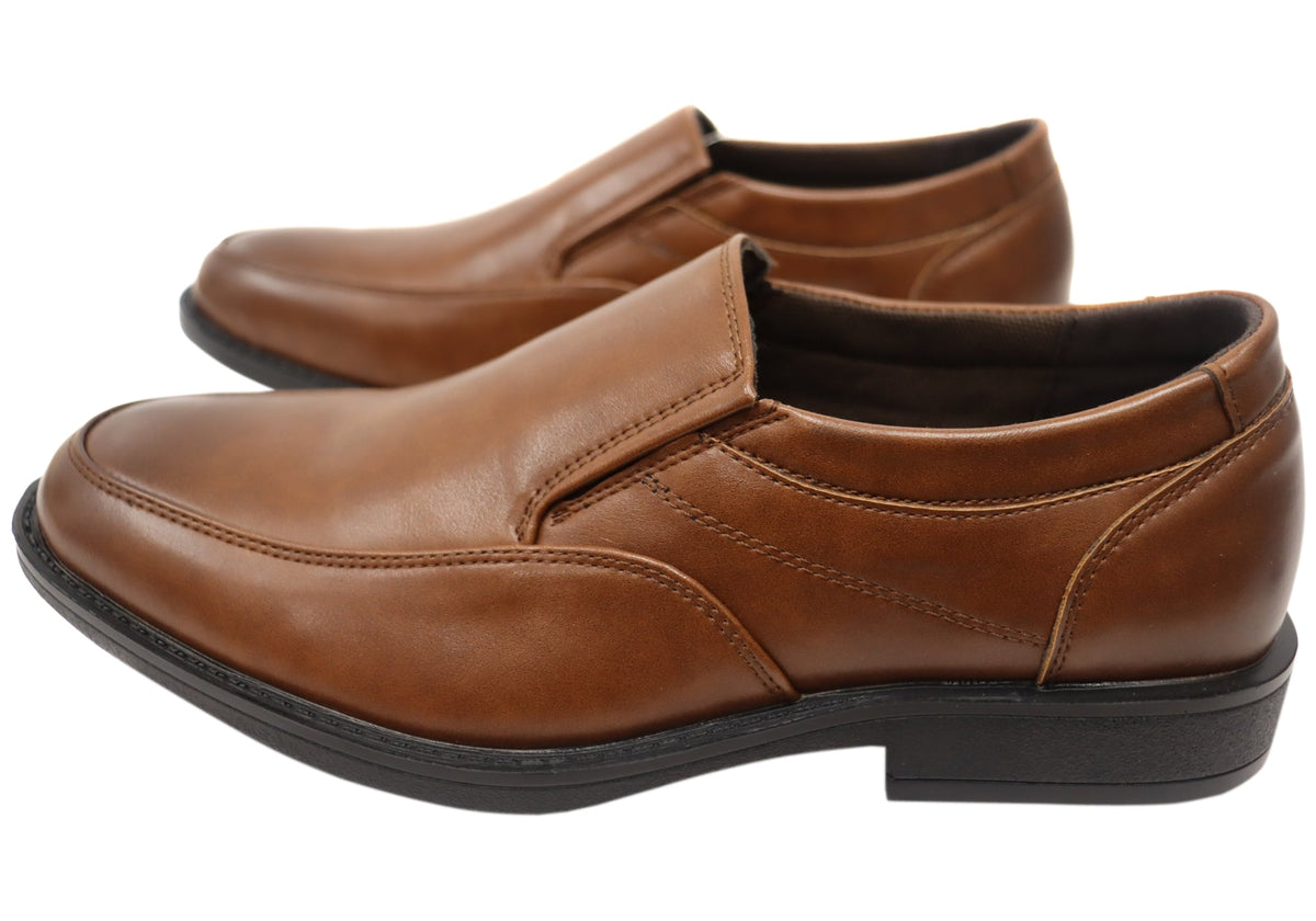 Fjords Mens Comfortable Slip On Dress Shoes