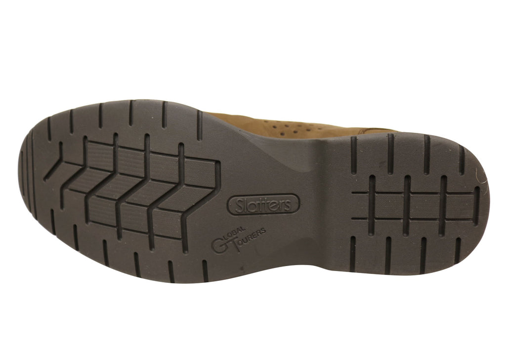 Malibu Brumby Mens Comfortable Leather Slip On Shoes