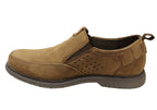 Malibu Brumby Mens Comfortable Leather Slip On Shoes