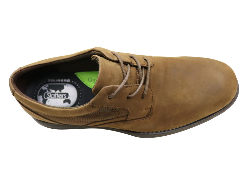 Monaco Brumby Mens Comfortable Leather Lace Up Shoes