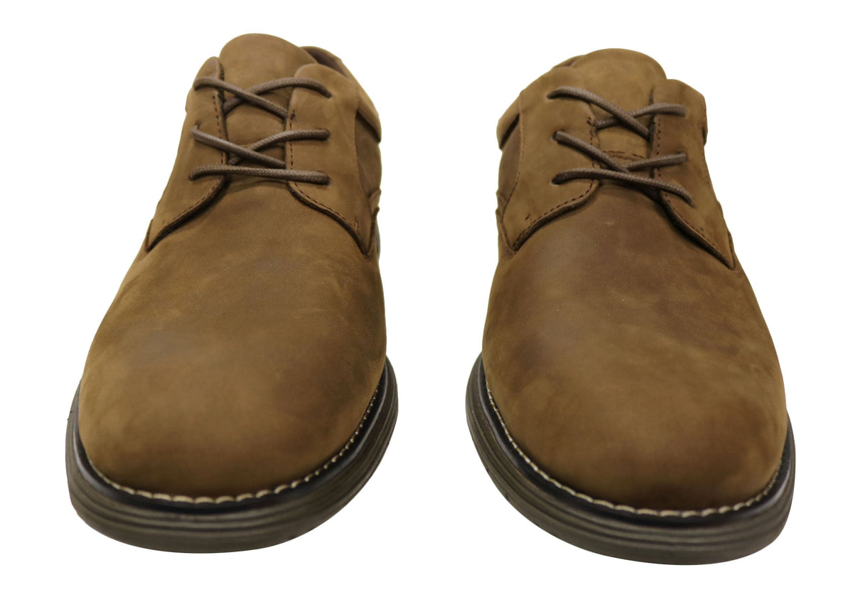 Monaco Brumby Mens Comfortable Leather Lace Up Shoes