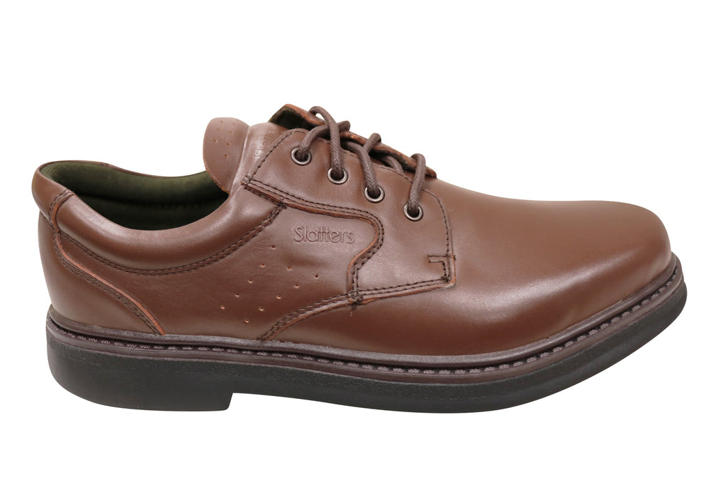 Premier Mens Comfortable Leather Lace Up Dress Shoes