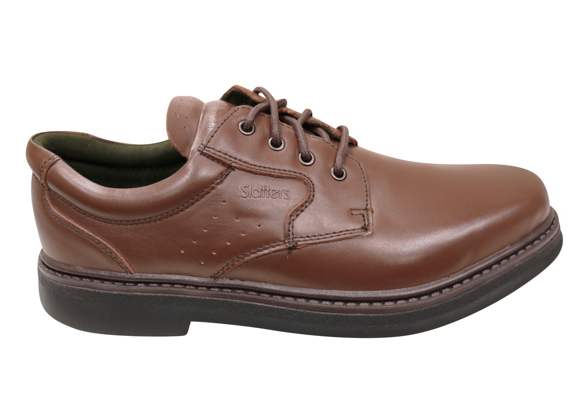 Premier Mens Comfortable Leather Lace Up Dress Shoes