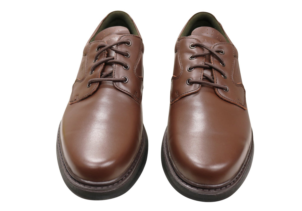 Premier Mens Comfortable Leather Lace Up Dress Shoes