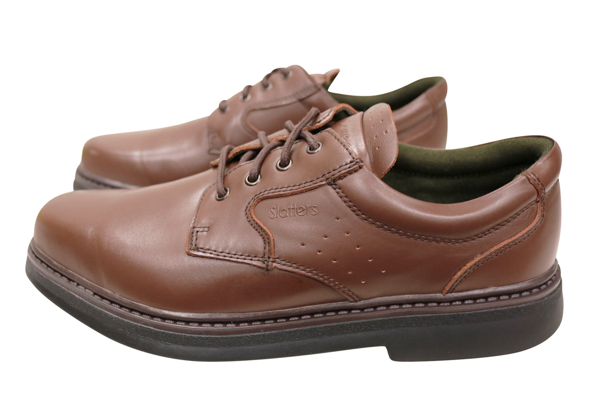 Premier Mens Comfortable Leather Lace Up Dress Shoes