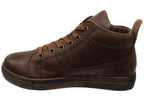 EG1570 Womens Flat Leather European Ankle Boots