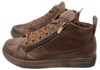EG1570 Womens Flat Leather European Ankle Boots