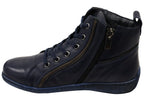 Bangle Womens European Comfortable Leather Ankle Boots