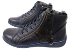 Bangle Womens European Comfortable Leather Ankle Boots