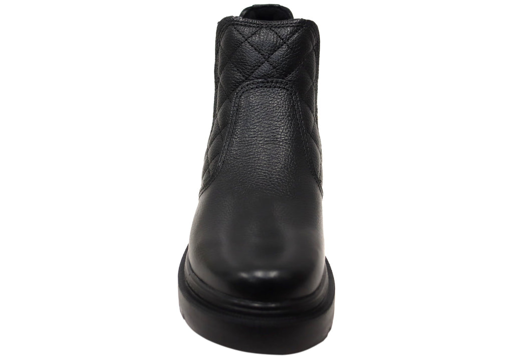 Glayde Womens Brazilian Leather Platform Ankle Boots