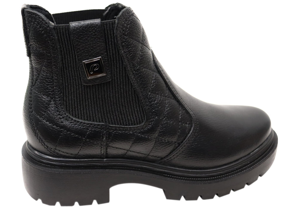 Glayde Womens Brazilian Leather Platform Ankle Boots
