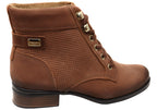 Minki Womens Comfortable Brazilian Leather Lace Up Boots